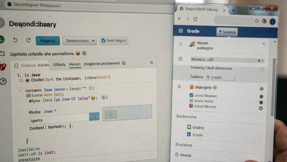 Java dependency setup with Maven and Gradle build files